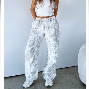 White Fox Cargo Pants